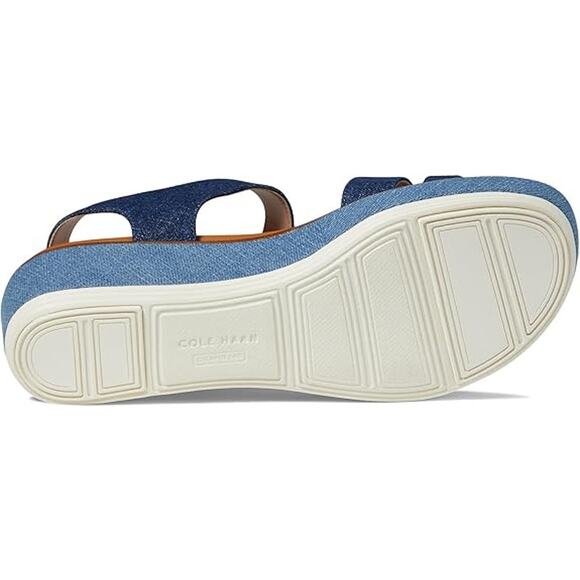 NWT Cole Haan Women's Originalgrand Peyton Flatform Sandal, Denim Multi-Size 9.5 - Picture 7 of 7